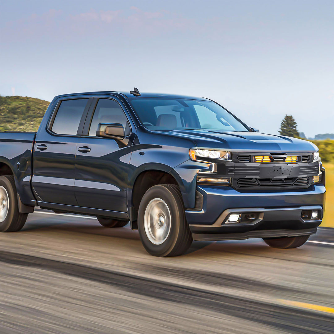 American Modified Armor Grille for 2019-21 Chevy Silverado 1500 Black(Open Box)