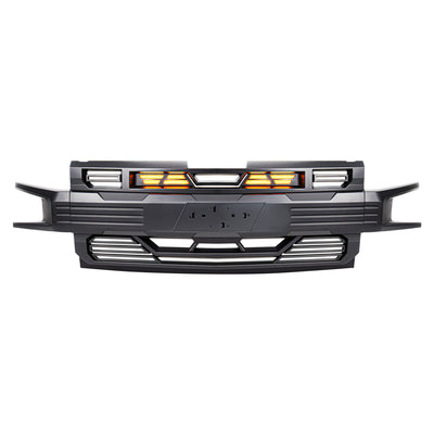 American Modified Armor Grille for 2019-21 Chevy Silverado 1500 Black(Open Box) - VMInnovations