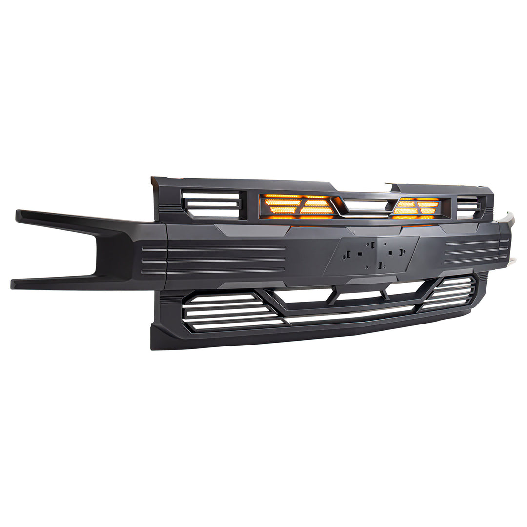 American Modified Armor Grille for 2019-21 Chevy Silverado 1500 Black(Open Box)