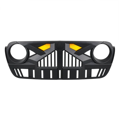 AMERICAN MODIFIED Grille18-23 Jeep Wrangler JL & Gladiator JT w/Camera(Open Box)