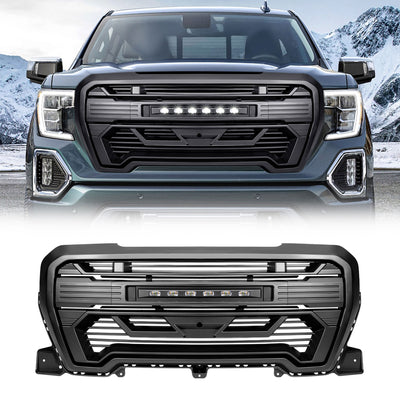 AMERICAN MODIFIED Grille w/Lights for '19-'21 GMC Sierra 1500, SLE, & SLT (Used) - VMInnovations