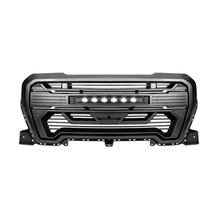 AMERICAN MODIFIED Grille w/Lights for 2019-2021 GMC Sierra 1500 Base, SLE, & SLT