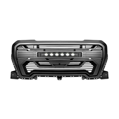AMERICAN MODIFIED Grille w/Lights for '19-'21 GMC Sierra 1500, SLE, & SLT (Used) - VMInnovations