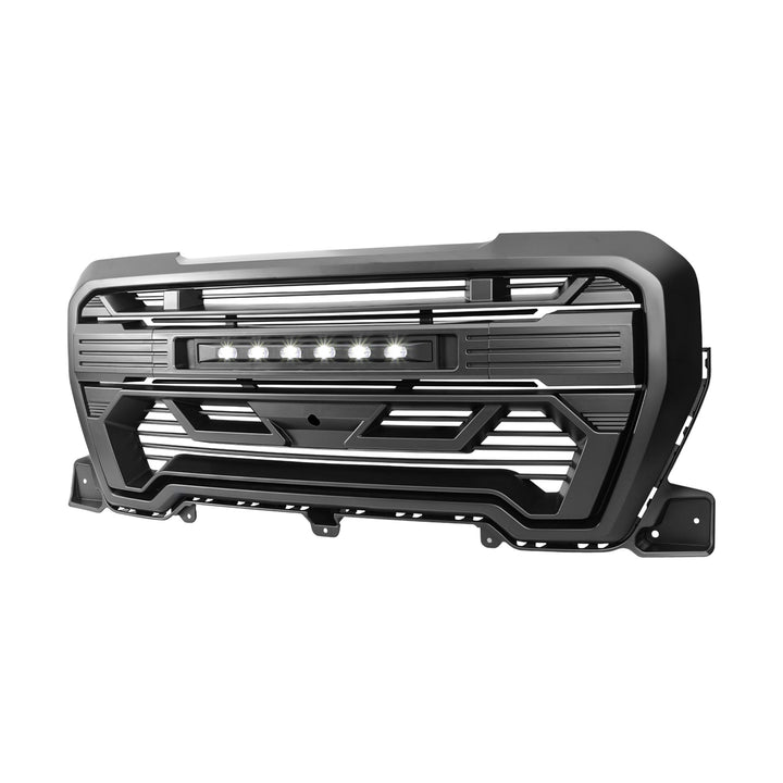 AMERICAN MODIFIED Grille w/Lights for 2019-2021 GMC Sierra 1500 Base, SLE, & SLT