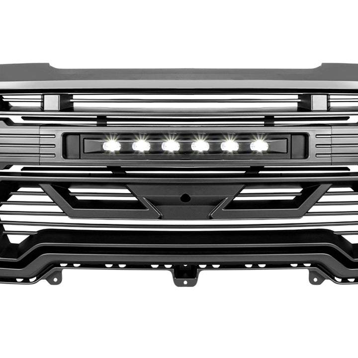 AMERICAN MODIFIED Grille w/Lights for 2019-2021 GMC Sierra 1500 Base (Open Box)
