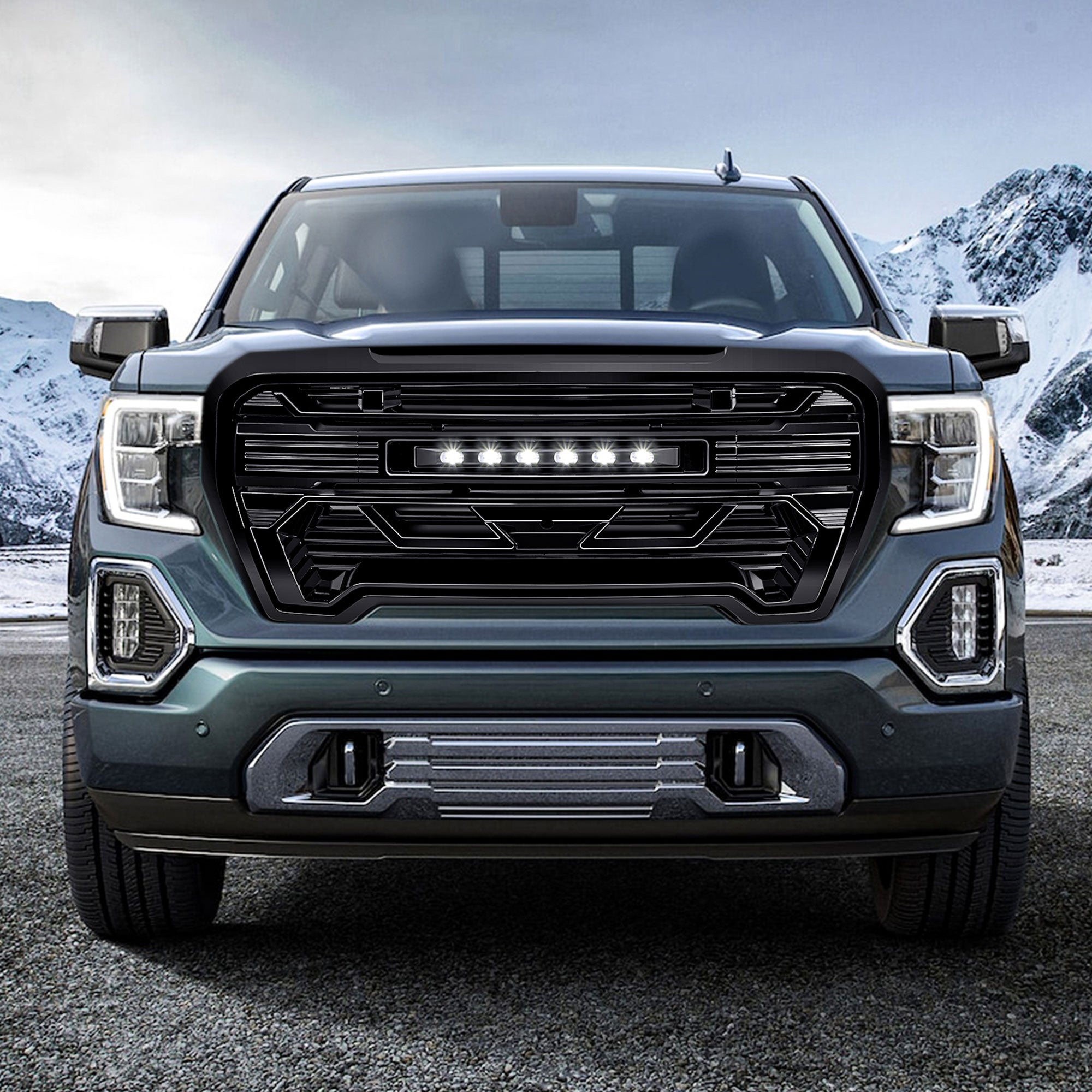 AMERICAN MODIFIED w/Lights for 19-21 GMC Sierra 1500 Base, SLE, & SLT (Open Box) - VMInnovations