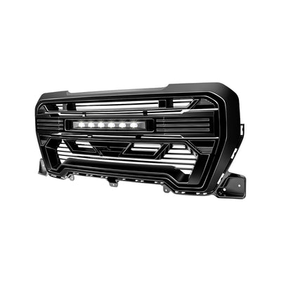 AMERICAN MODIFIED Grille w/Lights for 2019-2021 GMC Sierra 1500 Base, SLE, & SLT - VMInnovations
