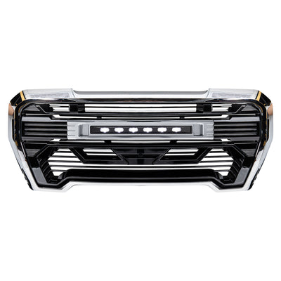 AMERICAN MODIFIED Grille w/Lights for 2019-21 GMC Sierra 1500 Base,SLE&SLT(Used) - VMInnovations