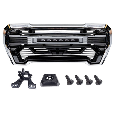 AMERICAN MODIFIED Grille w/Lights for 2019-21 GMC Sierra 1500 Base,SLE&SLT(Used) - VMInnovations