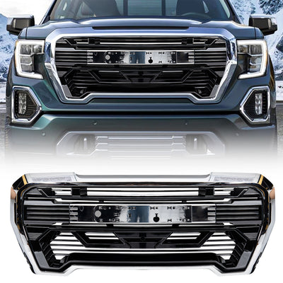 AMERICAN MODIFIED Grille w/Emblem Base for 2019-2021 GMC Sierra 1500 (Open Box)
