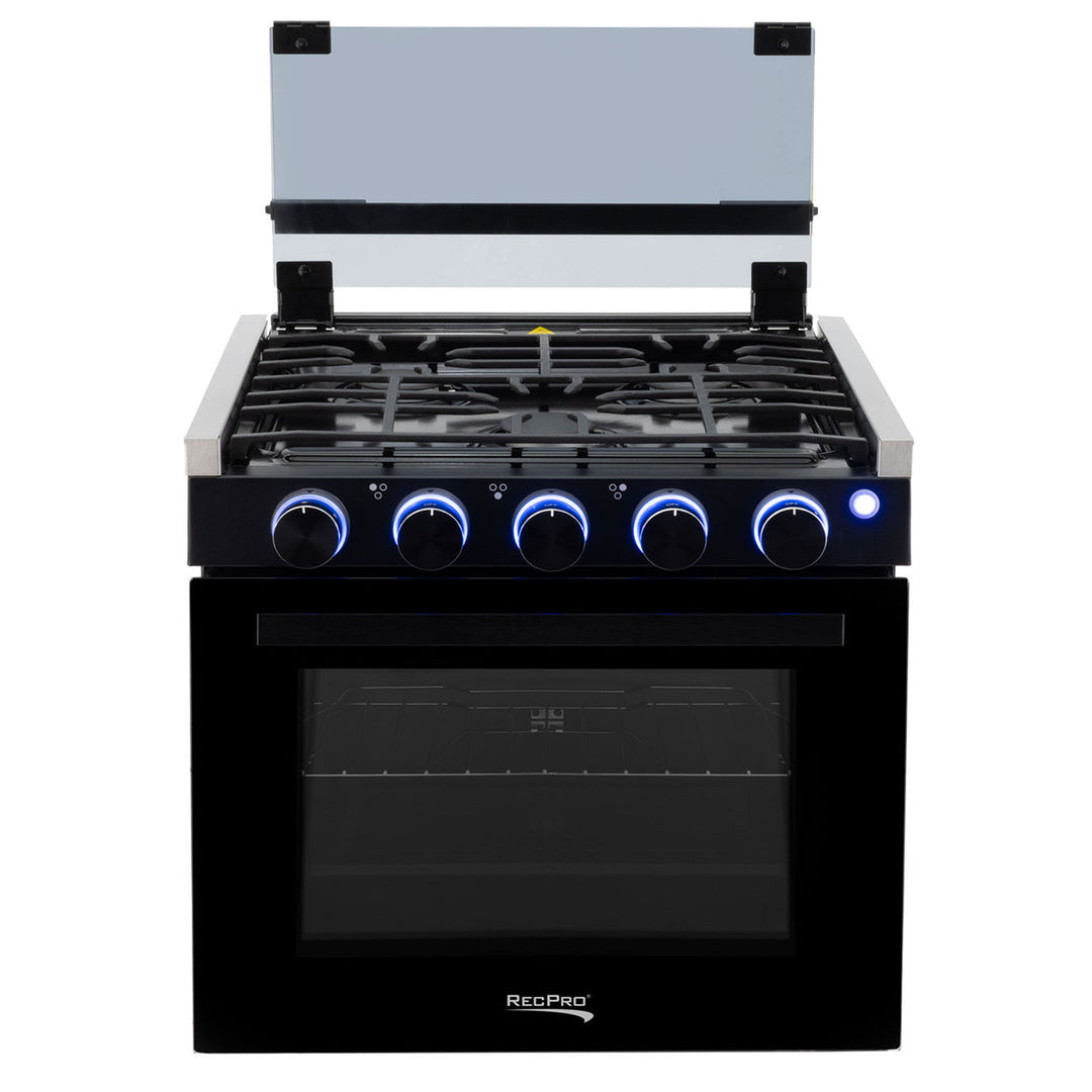 RecPro 17" Tall 3 Burner Propane RV Stove Gas Range without Range Hood (Used)