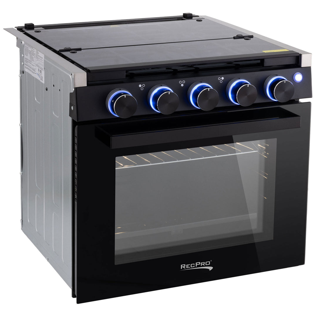 RecPro 17" Tall 3 Burner Propane RV Stove Gas Range without Range Hood (Used)