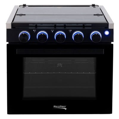 RecPro 17" Tall 3 Burner Propane RV Stove Gas Range without Range Hood (Used) - VMInnovations