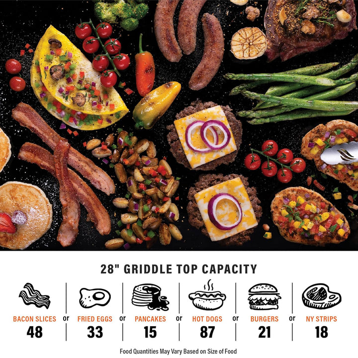 Blackstone 28" Griddle w/ Hard Cover, Propane Outdoor Cooking Stove (For Parts)