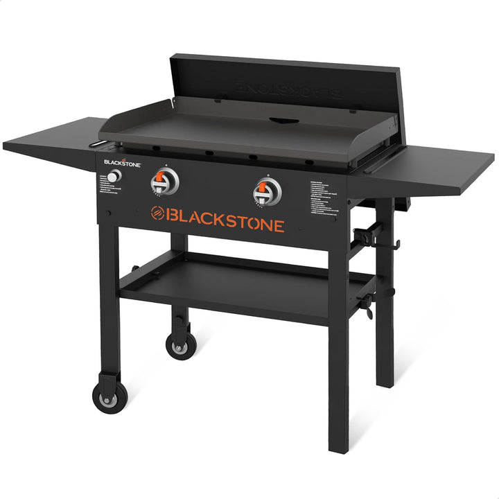 Blackstone 28" Griddle w/ Hard Cover, Propane Outdoor Cooking Stove (For Parts)