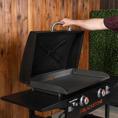 Blackstone 28" Omnivore Griddle w/X Braced Hood Stove, Black (For Parts)