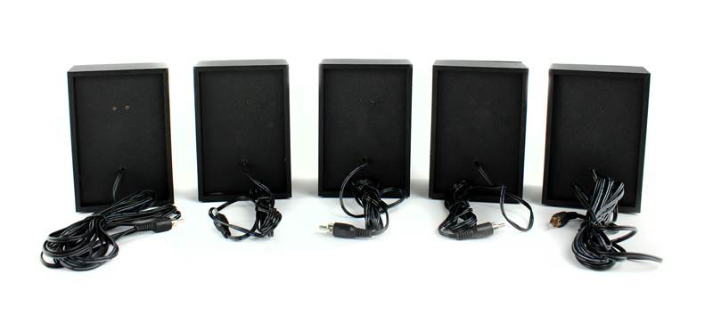 VM Audio VMHS511 500W 5.1 Home Multi Media Surround Sound Speakers System USB/SD