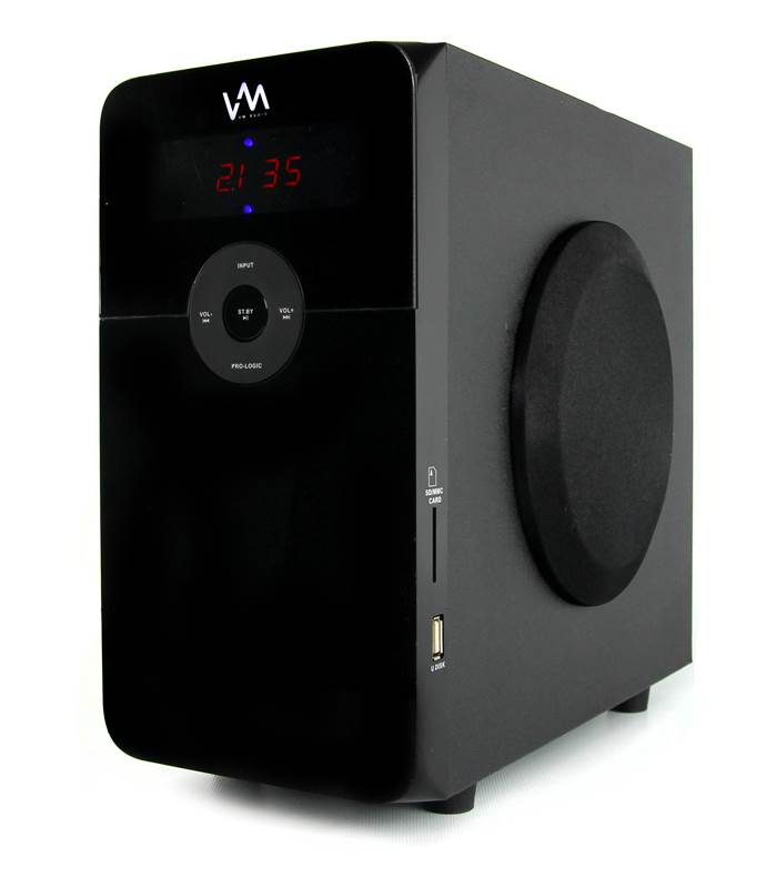 VM Audio VMHS511 500W 5.1 Home Multi Media Surround Sound Speakers System USB/SD