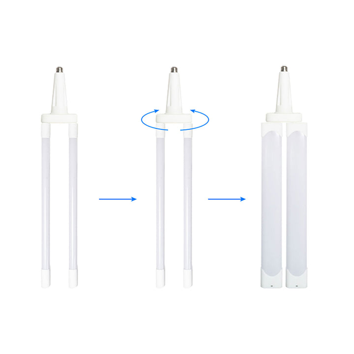 BRIGHTLIVING 6,000 Lumen LED Deformable Shop Light with Rotatable Mechanism - VMInnovations