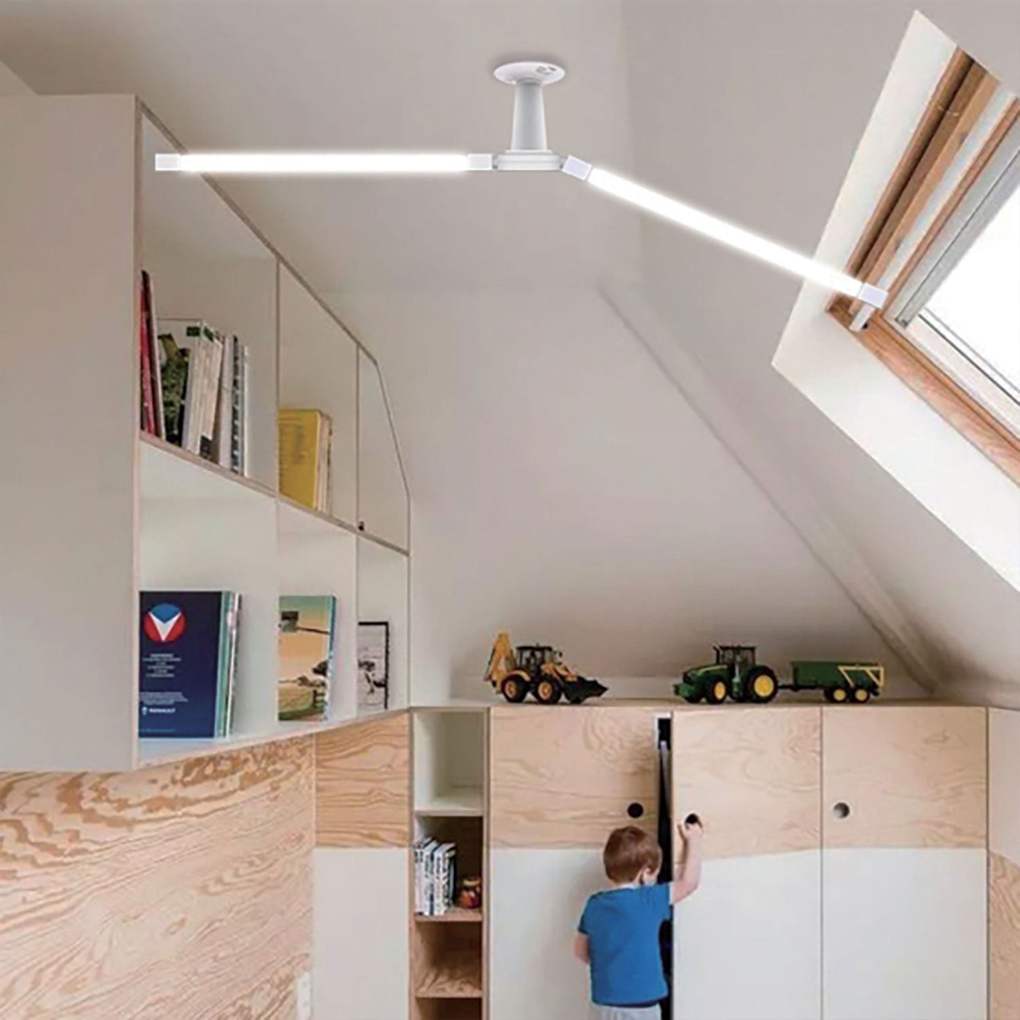 BRIGHTLIVING 6,000 Lumen LED Shop Light with Rotatable Mechanism (Open Box) - VMInnovations