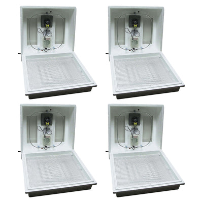 Farm Innovators 40W Digital Circulated Air Incubator for Up to 4 Eggs (4 Pack)