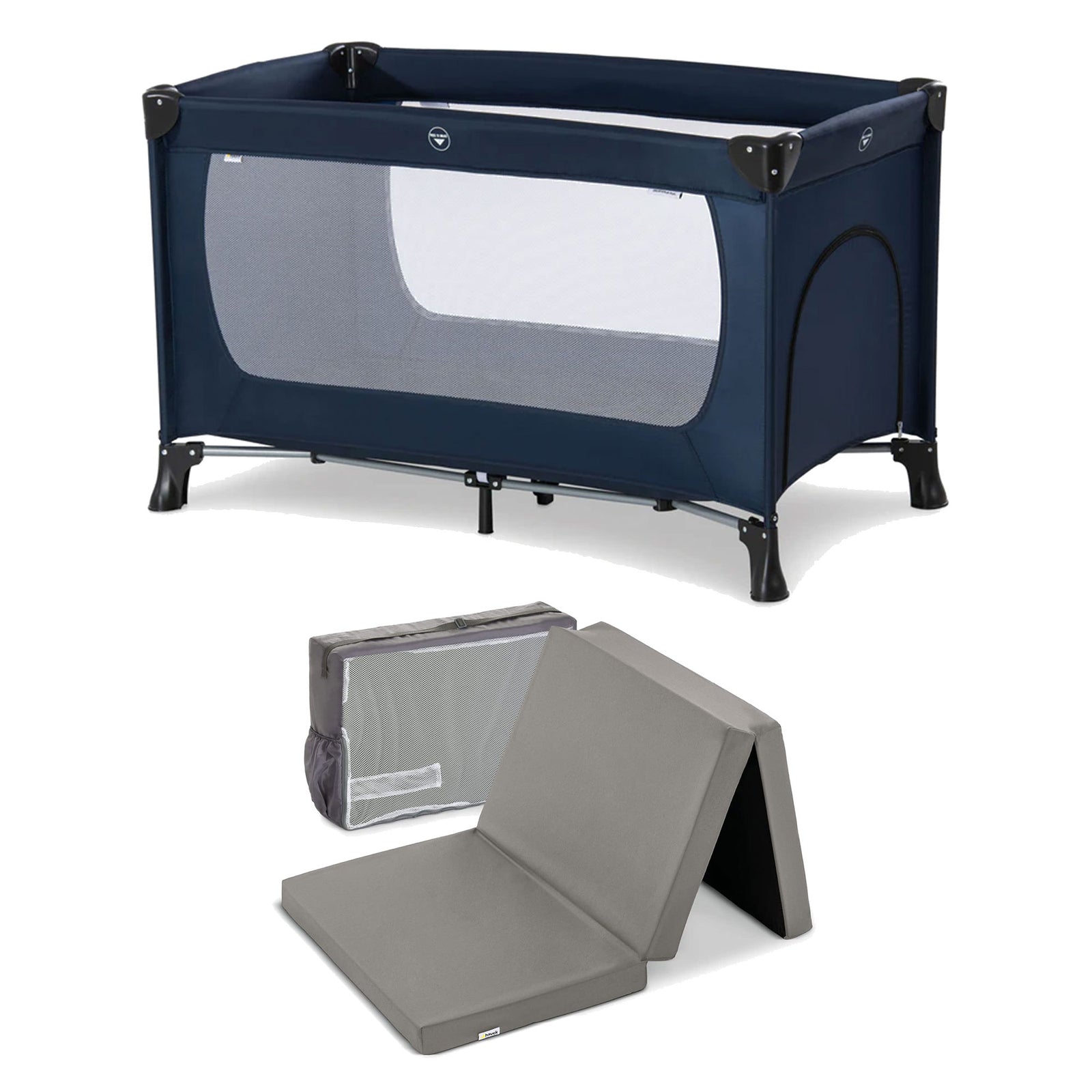 hauck Dream N Play Plus Foldable Travel Bed with Foldable Portable Foam Pad - VMInnovations