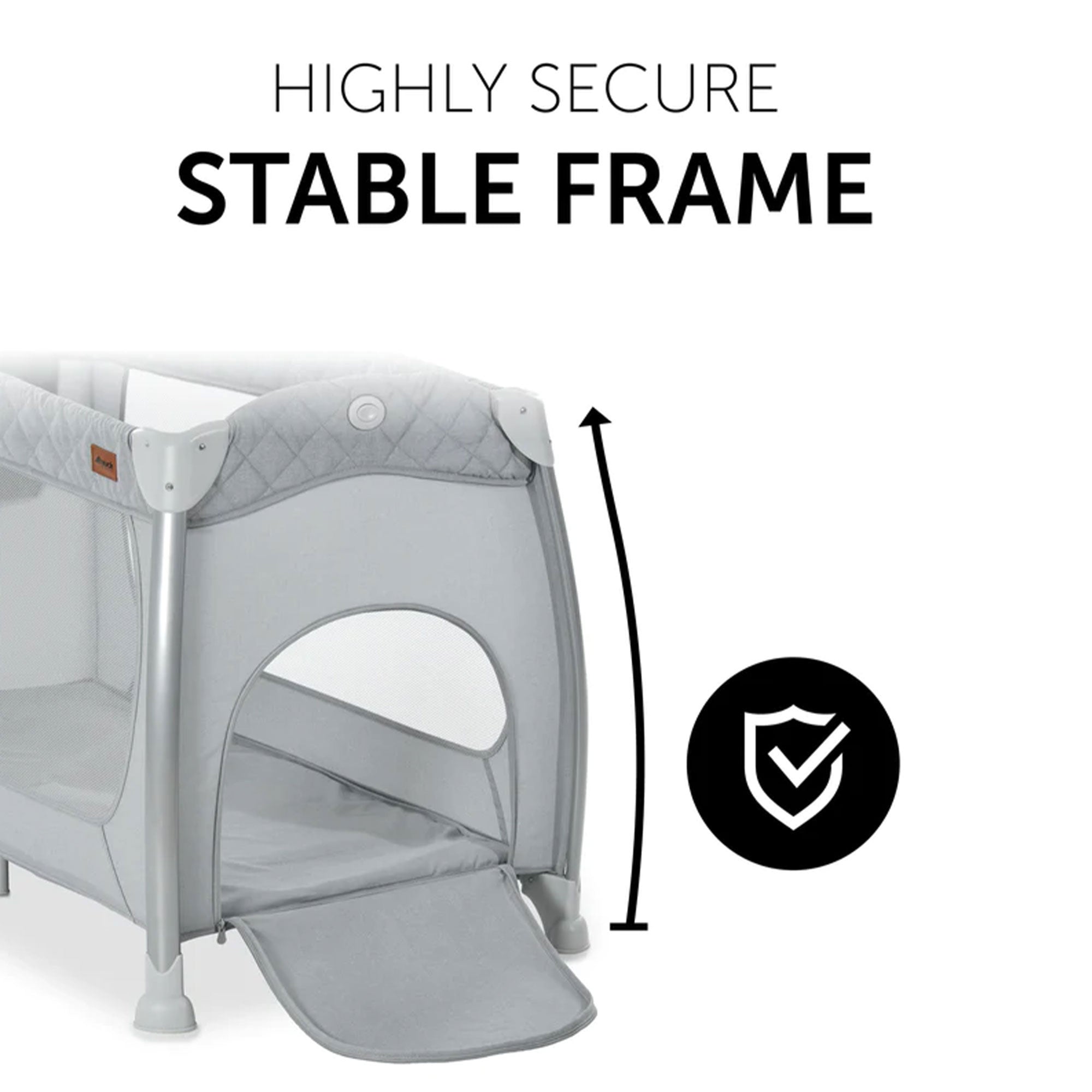 hauck Play N Relax Center Foldable Travel Bed with Foldable Portable Foam Pad