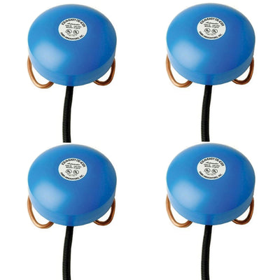 Farm Innovators Economical 1000 Watt Floating Metal Tank De-Icer, 4 Pack, Blue
