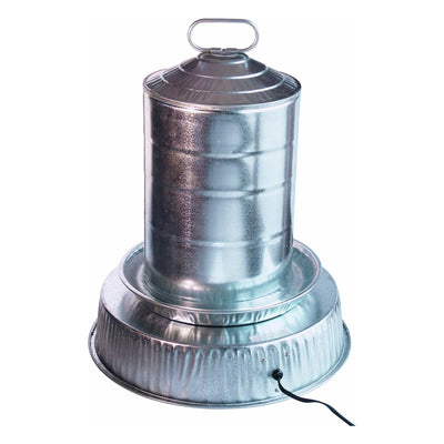 Farm Innovators 125W Heated Base for Metal Poultry Founts, 3 Pack, Metallic - VMInnovations