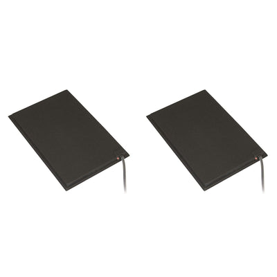 Farm Innovators 100 Watt Large Plastic Heated Pet Mat with Fleece Cover, 2 Pack