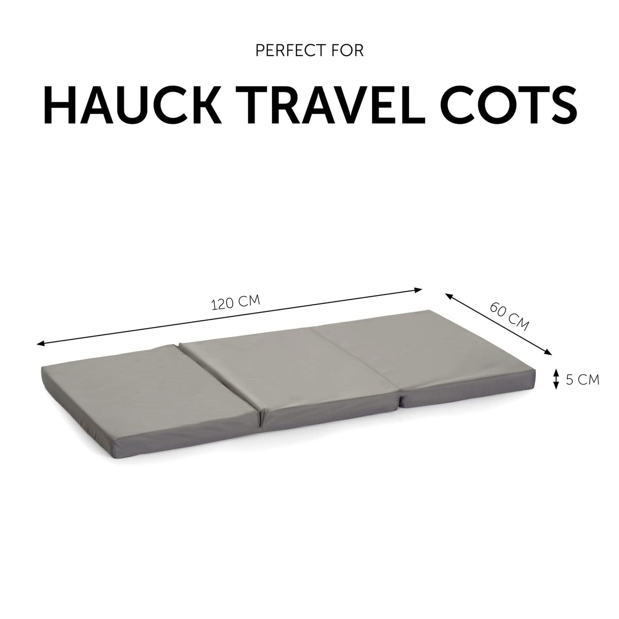 hauck Play N Relax Center Crib with Foldable Portable Foam Toddler Nap Mattress