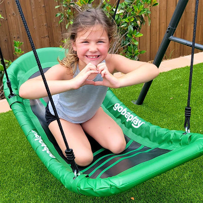 gobaplay Boat Swing, 53" x 25" Platform Saucer, (Swingset Frame Not Included) - VMInnovations