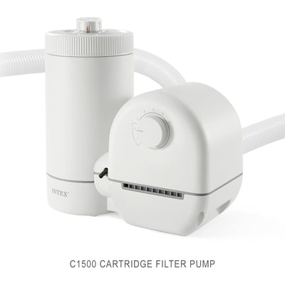 INTEX C1500 Cartridge Filter Pump for AGP: 1500 GPH Pump Flow Rate (For Parts)
