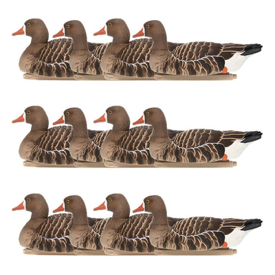 Avian X Topflight Specklebelly Goose Decoys with True to Life Postures, 12 Pack