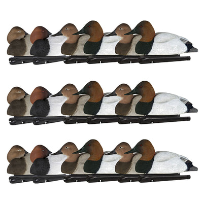 Avian X Topflight Canvasbacks Decoys Realistic Gray Duck, Set of 18, Multicolor