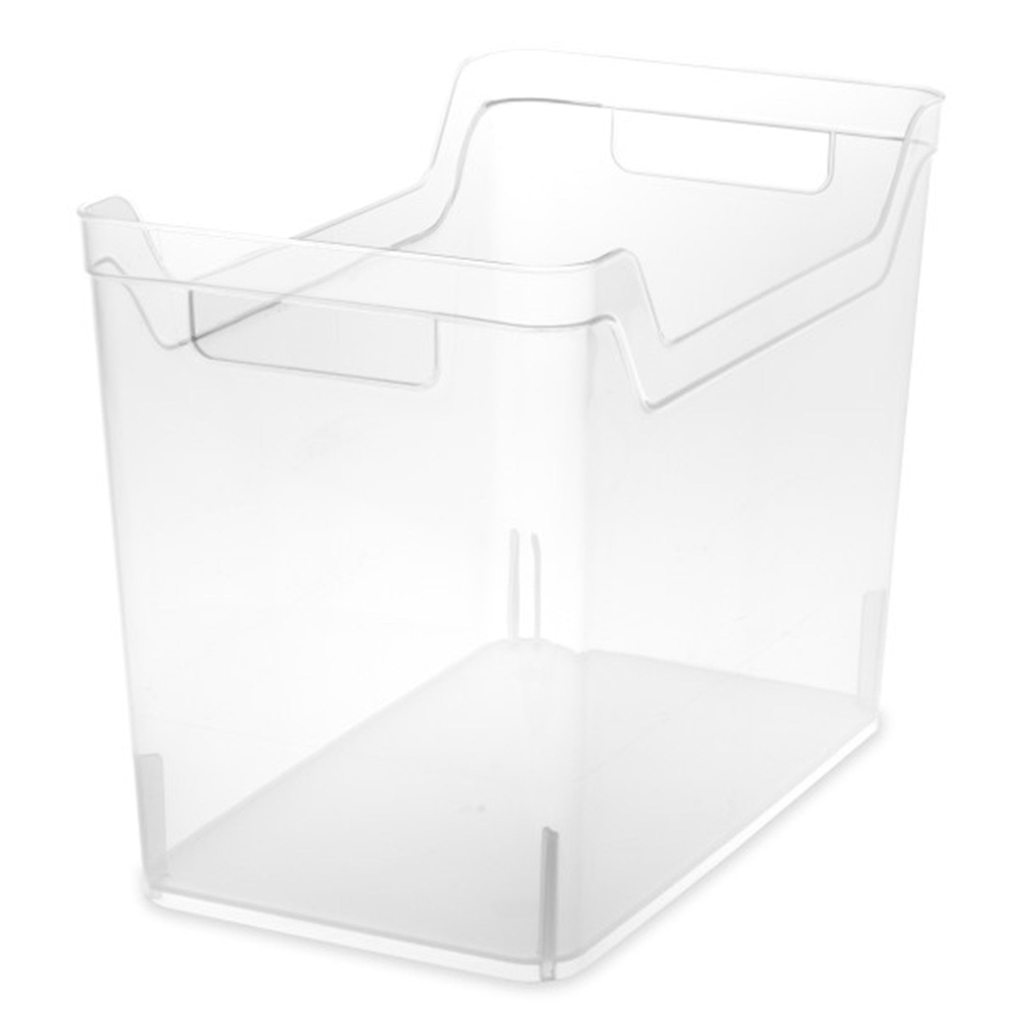 Sterilite Medium Shelf Home Storage Organizing Plastic Container, 6 Pack, Clear - VMInnovations