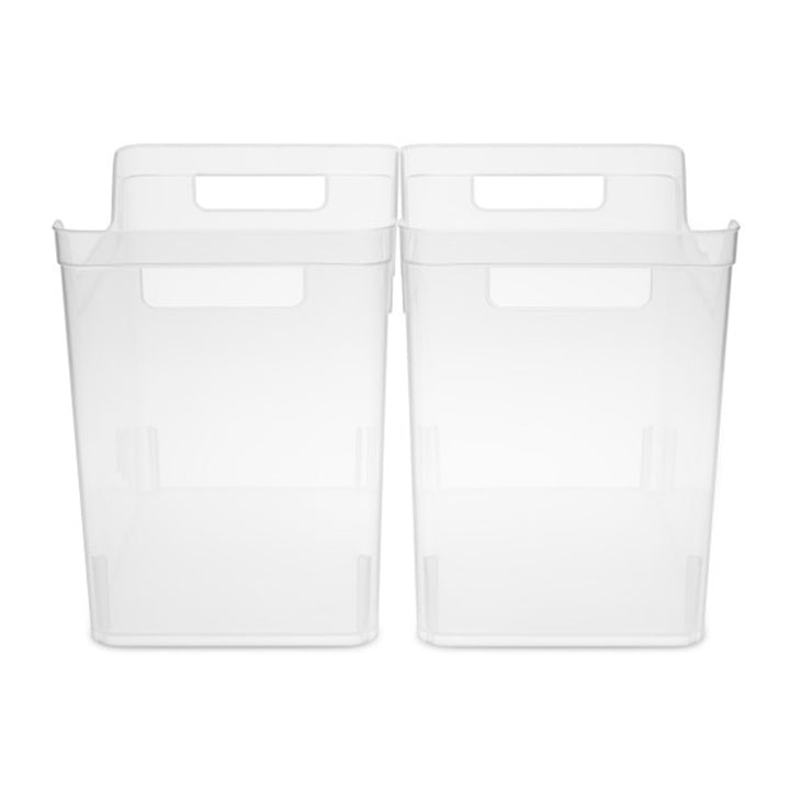 Sterilite Medium Shelf Home Storage Organizing Plastic Container, 12 Pack, Clear