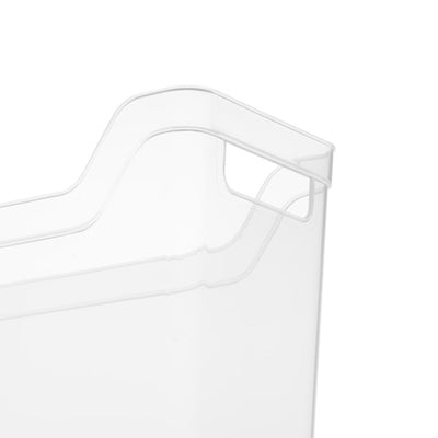 Sterilite Narrow Shelf Home Storage Organizing Plastic Container, 6 Pack, Clear - VMInnovations