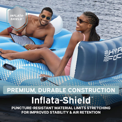 Bestway CoolerZ Tropical Breeze 6 Person Inflatable Party Island Water Float (Used)