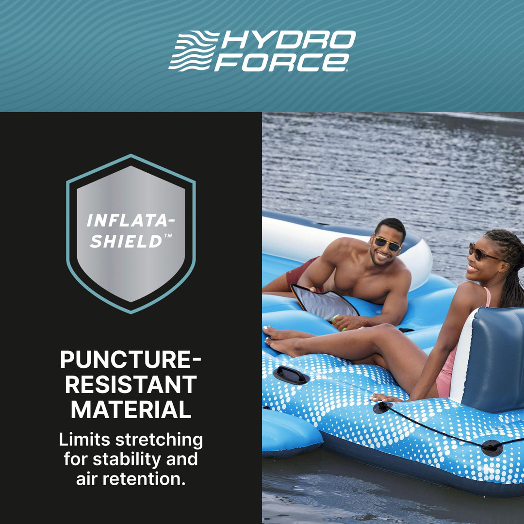 Bestway CoolerZ Tropical Breeze 6 Person Inflatable Party Island Float(Open Box)