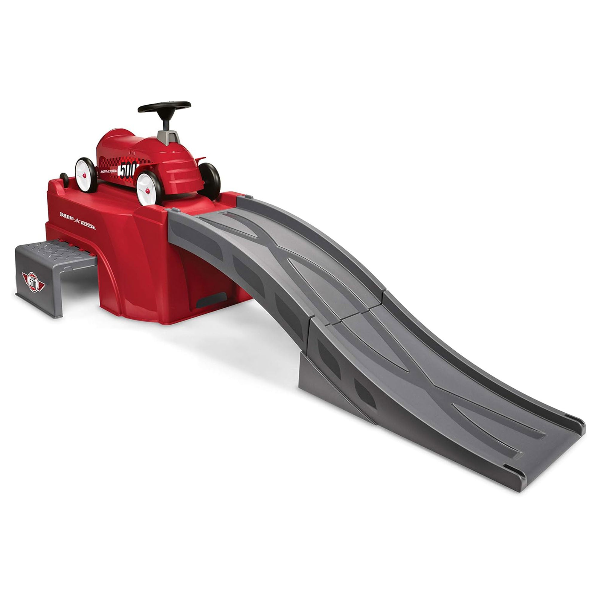 Radio Flyer 500 Toddler Ride On Toy w/Ramp & Easy Storage Design (Open Box) - VMInnovations