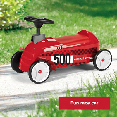 Radio Flyer 500 Toddler Ride On Toy w/Ramp & Easy Storage Design (Open Box) - VMInnovations