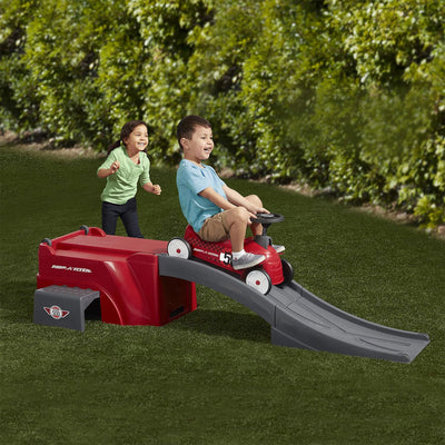 Radio Flyer 500 Toddler Ride On Toy w/Ramp & Easy Storage Design (Open Box) - VMInnovations