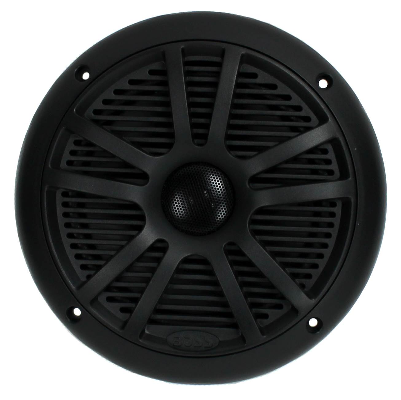 BOSS 6.5" 360W Dual Cone Black Marine Boat Outdoor Audio Speakers, 4pk | MR6B - VMInnovations