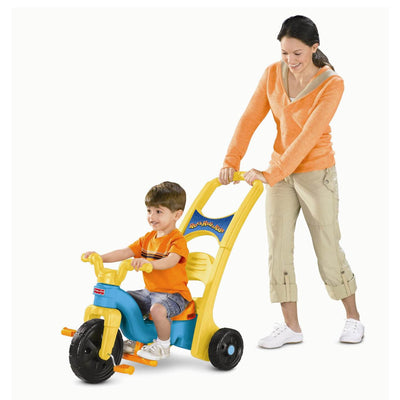 Fisher Price Rock, Roll 'n Ride Ride-On Trike/Tricycle (Open Box)