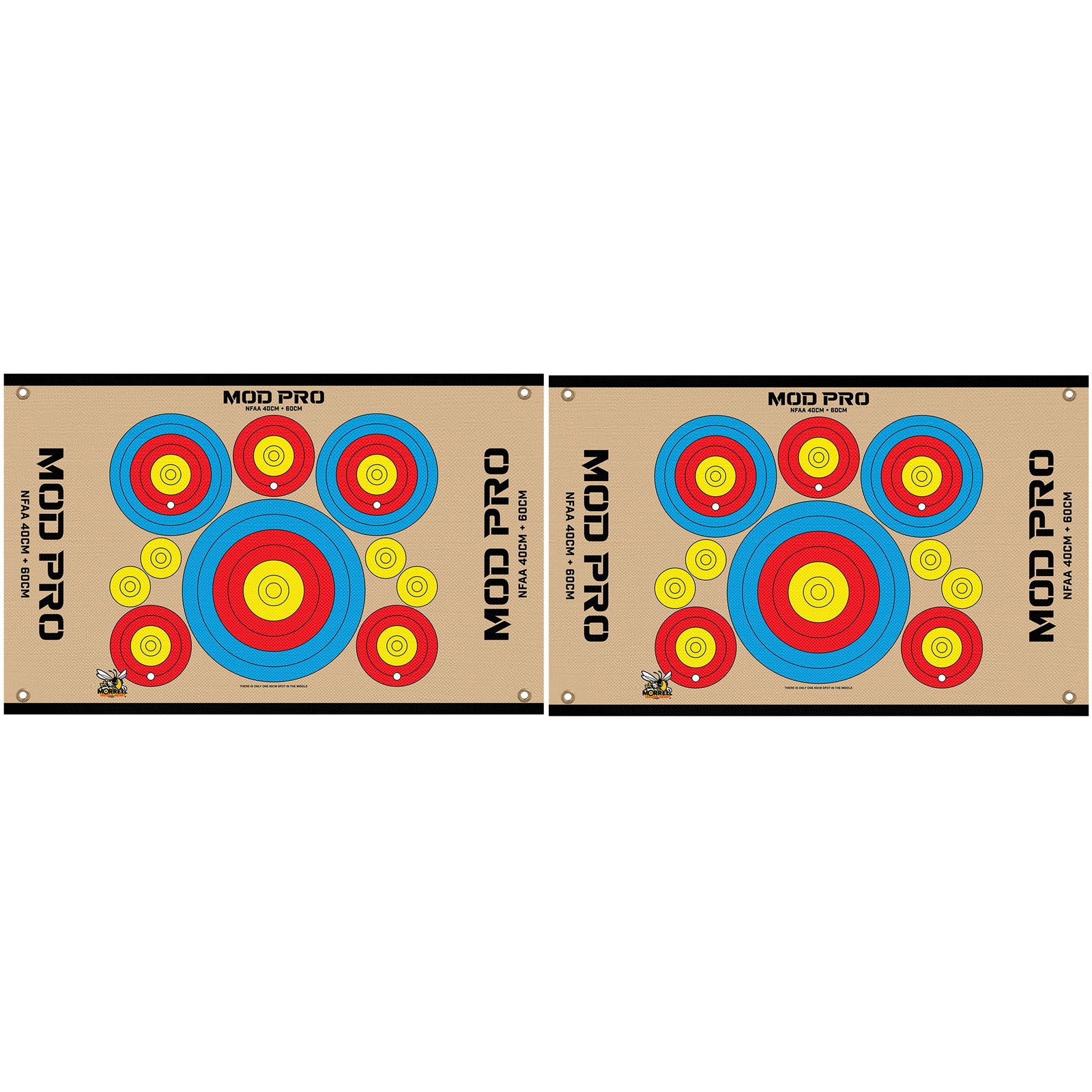 Morrell Jacket MOD Pro Series-NFAA Polypropylene Archery Target, 2 Pack, Tan - VMInnovations