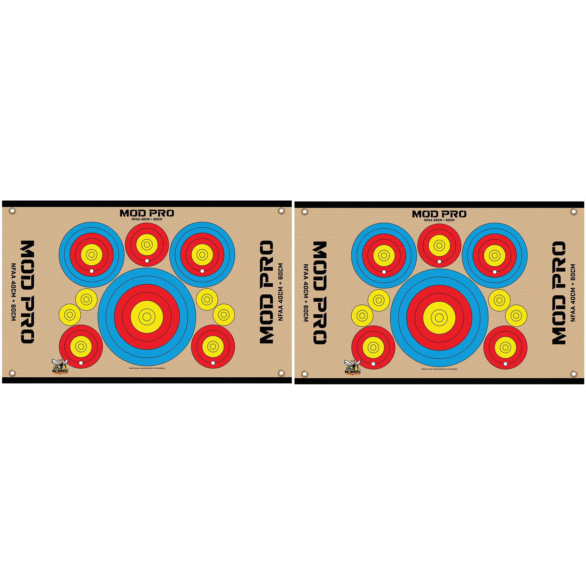 Morrell Jacket MOD Pro Series-NFAA Polypropylene Archery Target, 2 Pack, Tan - VMInnovations