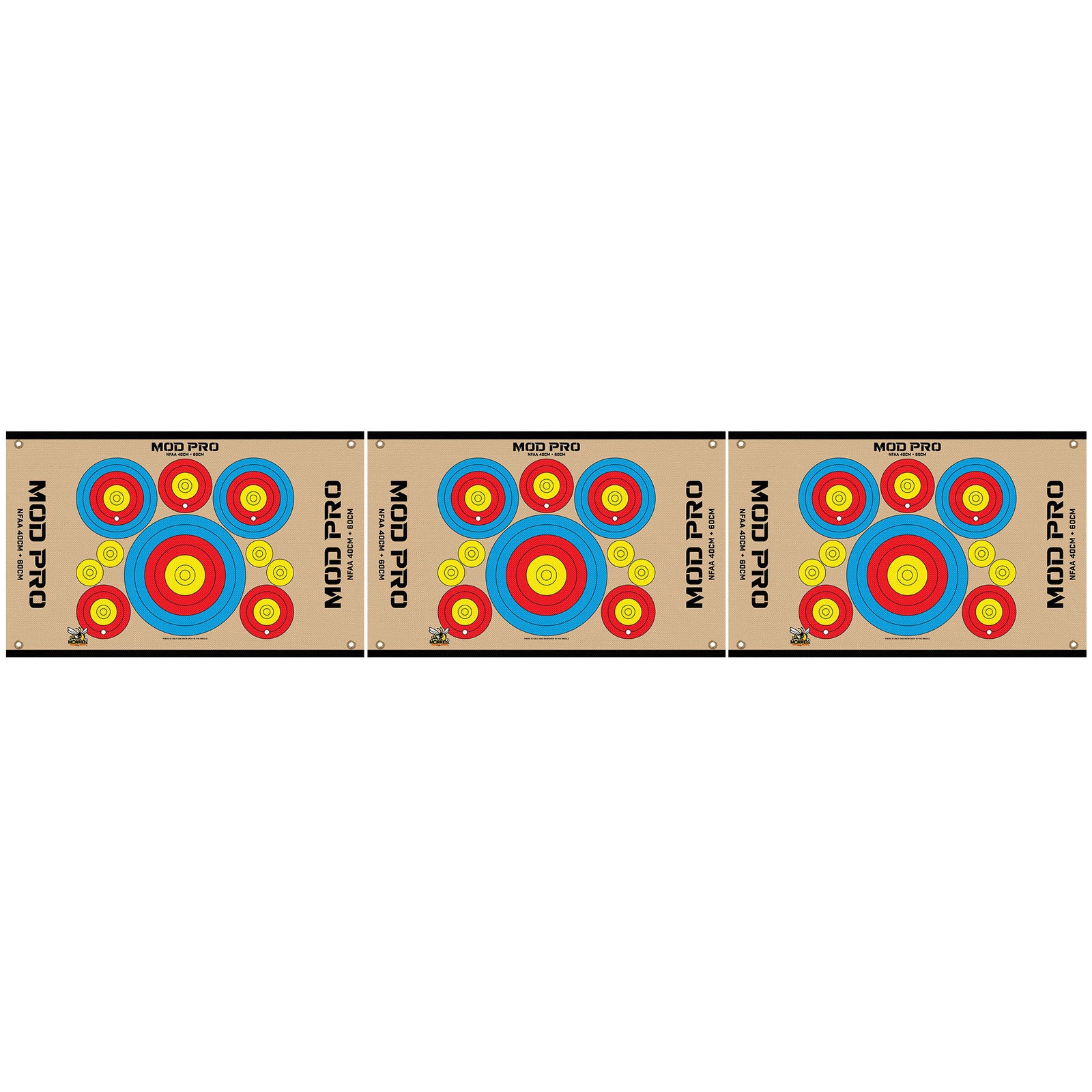 Morrell Jacket MOD Pro Series-NFAA Polypropylene Archery Target, 3 Pack, Tan - VMInnovations