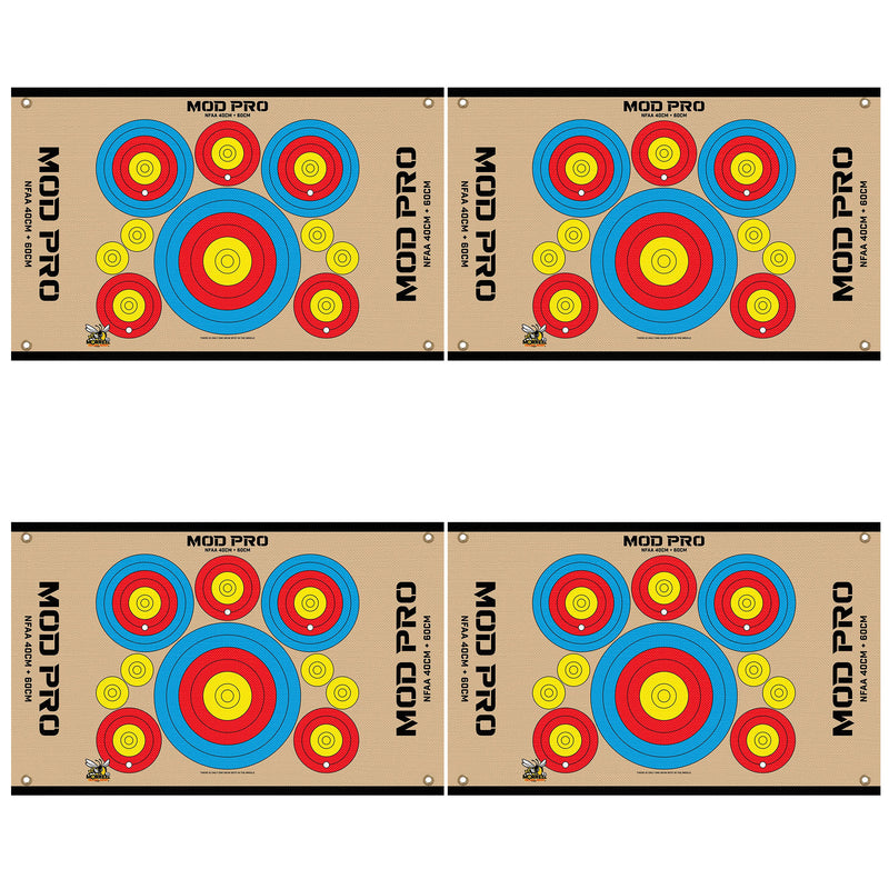 Morrell Jacket MOD Pro Series-NFAA Polypropylene Archery Target, 4 Pack, Tan