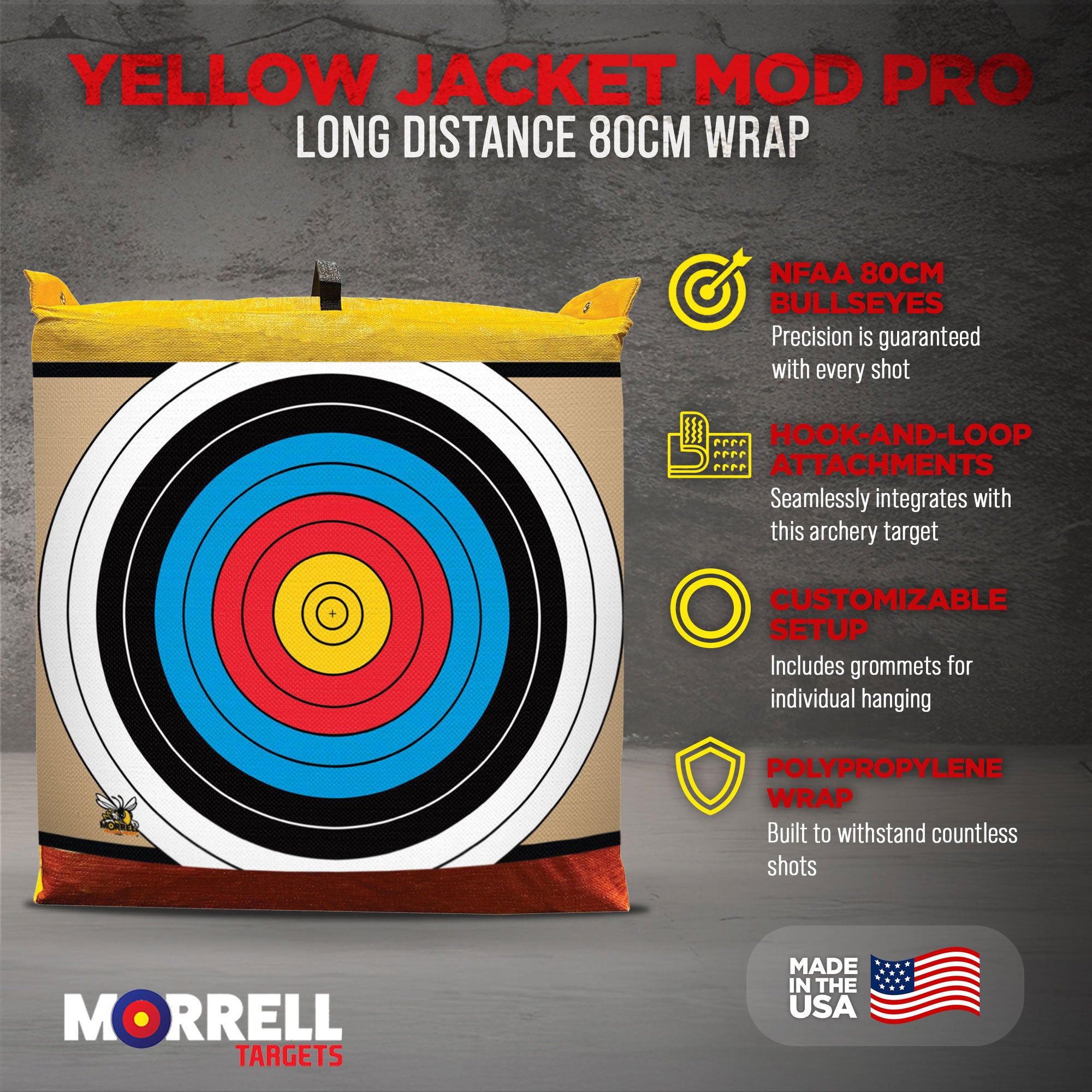 Morrell Yellow Jacket MOD Pro Polypropylene Wrap for Bows, 3 Pack, Tan - VMInnovations